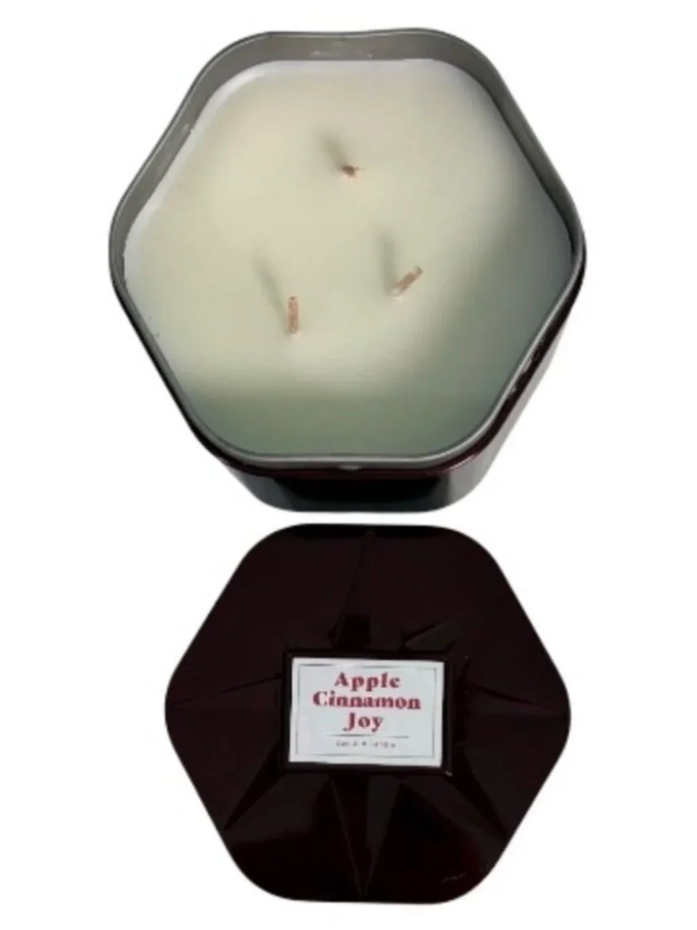 Threshold Apple Cinnamon Joy 18 oz 3 Wick Candle Decorative Tin New